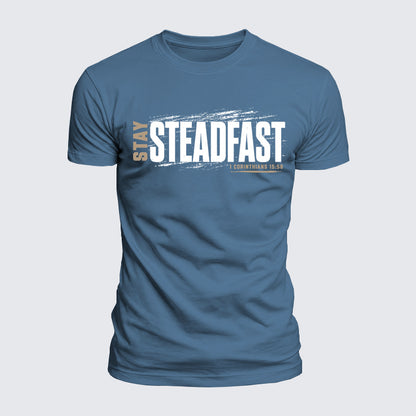 Luxe Mercerized Cotton Tee - Stay Steadfast