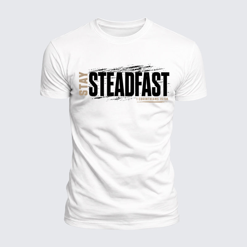 Luxe Mercerized Cotton Tee - Stay Steadfast