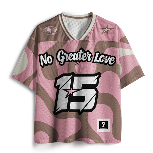 No Greater Love Christian  Mesh Jersey