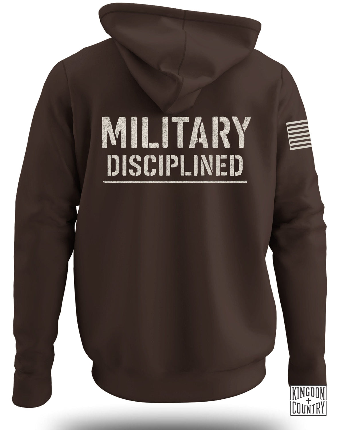 Military Disciplined Graphic Hoodie