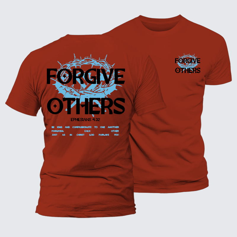 Luxe Mercerized Cotton Tee - Forgive Others