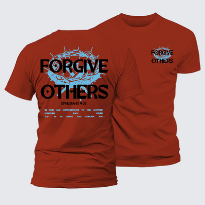 Luxe Mercerized Cotton Tee - Forgive Others