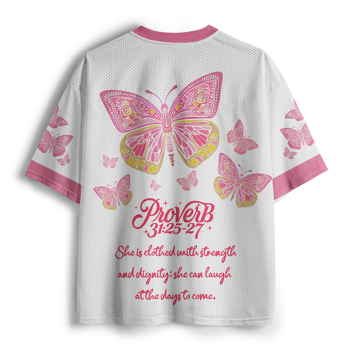 Motherhood Is Kingdom Work Christian Mesh Jersey