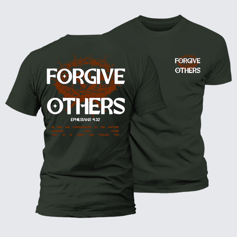 Luxe Mercerized Cotton Tee - Forgive Others