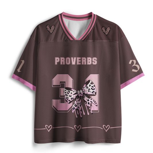 Cool Mom Love Jesus Christian Mesh Jersey