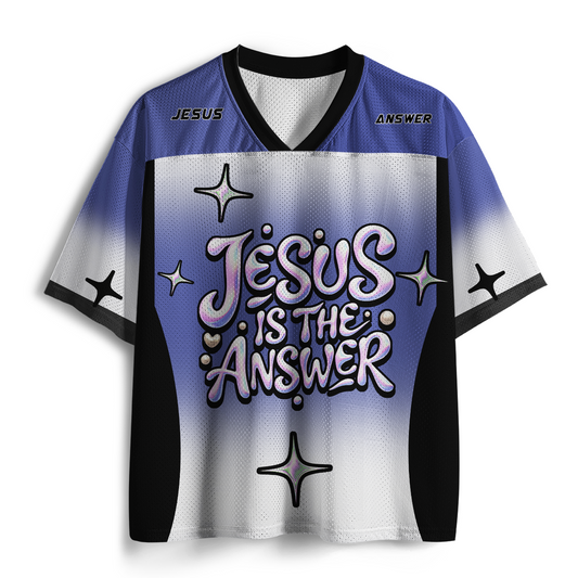 Jesus Is The Answer Christian Mesh Jersey