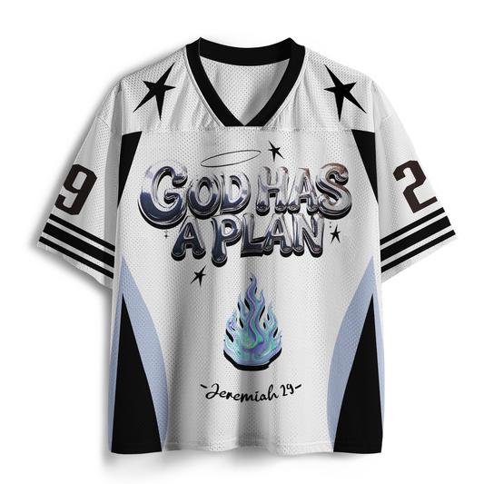 God Has A Plan Christian Mesh Jersey