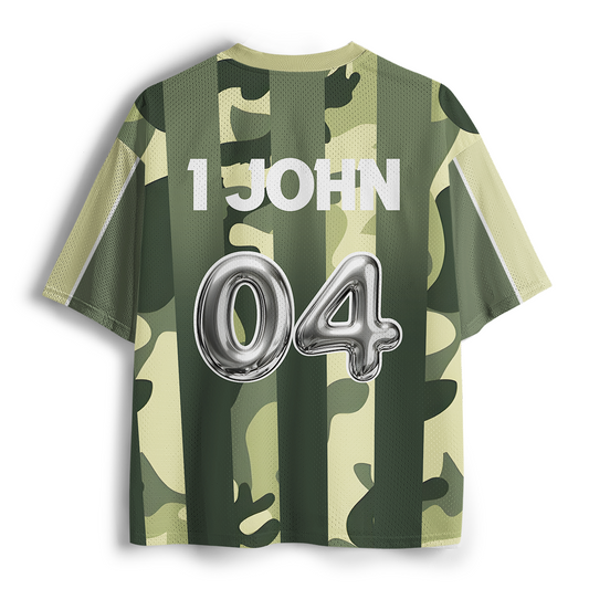 Jesus Loves You Christian Mesh Jersey