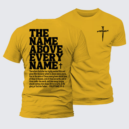 Luxe Mercerized Cotton Tee - The Name Above Every Name