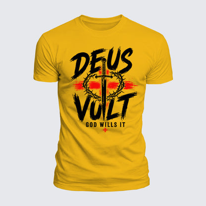 Luxe Mercerized Cotton Tee - Deus Vult