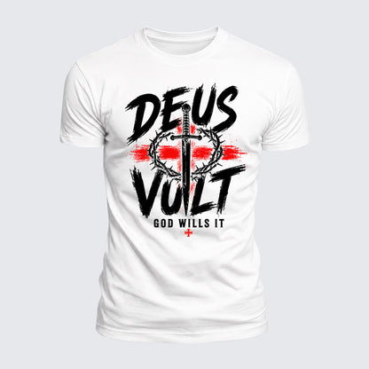 Luxe Mercerized Cotton Tee - Deus Vult
