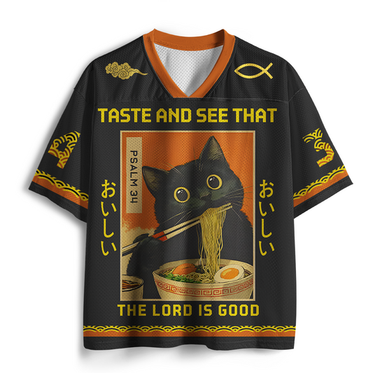 Taste And See That The Lord Is Good Christian Mesh Jersey