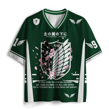 Under His Wings Christian Mesh Jersey