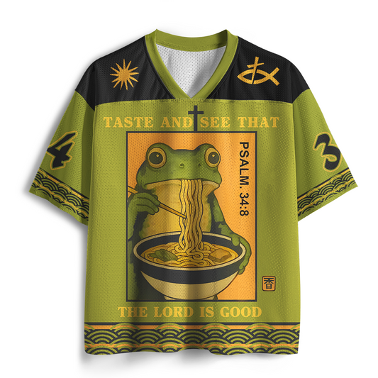 Taste And See That The Lord Is Good Christian Mesh Jersey