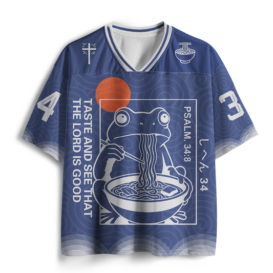 The Lord Is Good Christian Mesh Jersey