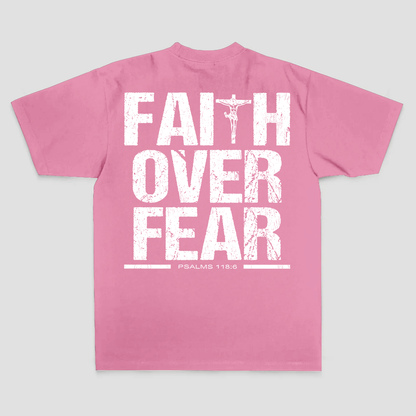 Faith Over Fear Printed Men's T-shirt
