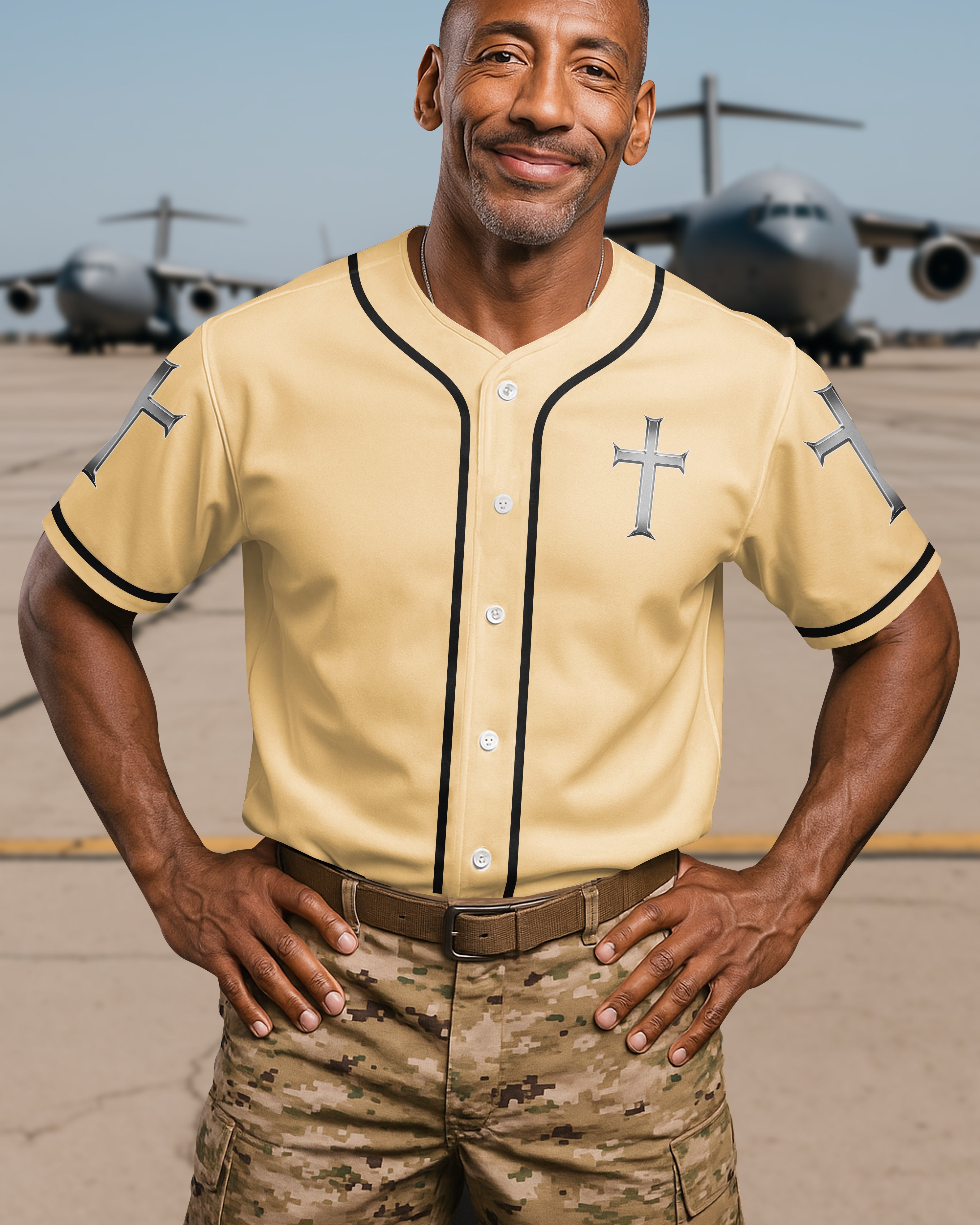 Trained By The Corps Redeemed By The Cross Jersey