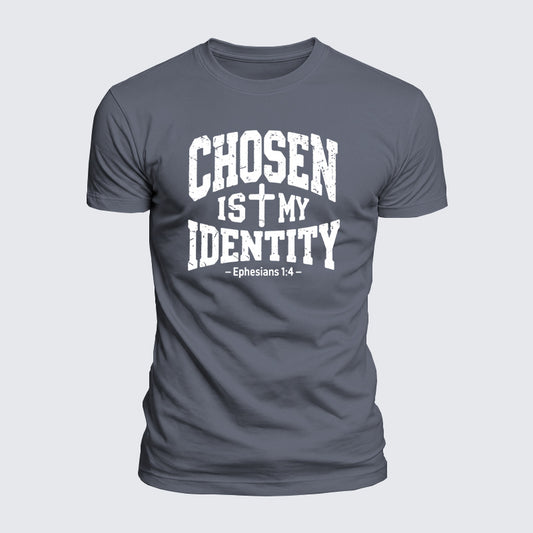 Luxe Mercerized Cotton Tee - Chosen Is My Identity