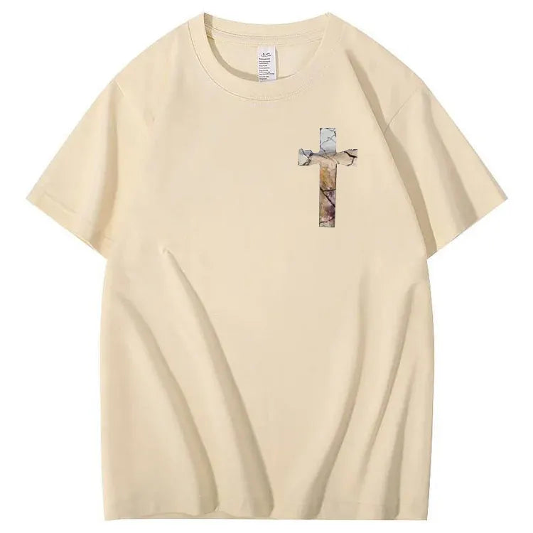 God Turns Broken Pieces Into Masterpieces Christian Pattern Crew Neck T-Shirt
