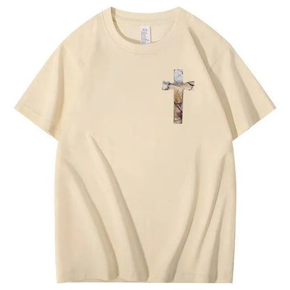 God Turns Broken Pieces Into Masterpieces Christian Pattern Crew Neck T-Shirt