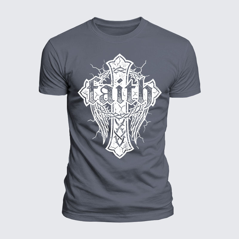 Luxe Mercerized Cotton Tee - Faith