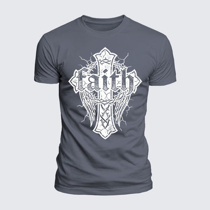 Luxe Mercerized Cotton Tee - Faith
