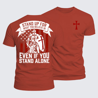 Luxe Mercerized Cotton Tee - Stand Up For What You Believe