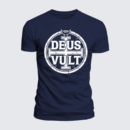 Luxe Mercerized Cotton Tee - Deus Vult