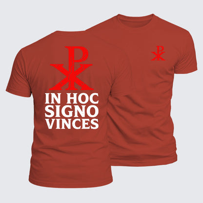 Luxe Mercerized Cotton Tee - In Hoc Signo Vinces