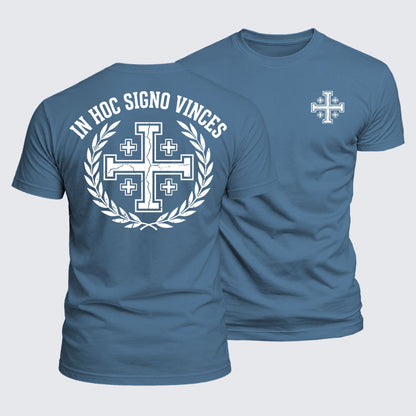 Luxe Mercerized Cotton Tee - In Hoc Signo Vinces