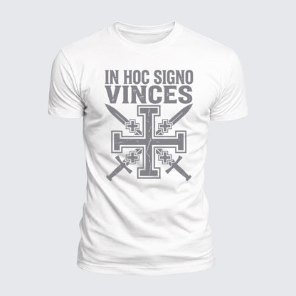 Luxe Mercerized Cotton Tee - In Hoc Signo Vinces