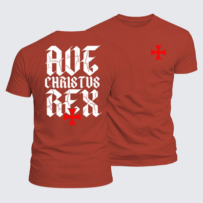Luxe Mercerized Cotton Tee - Ave Christus Rex