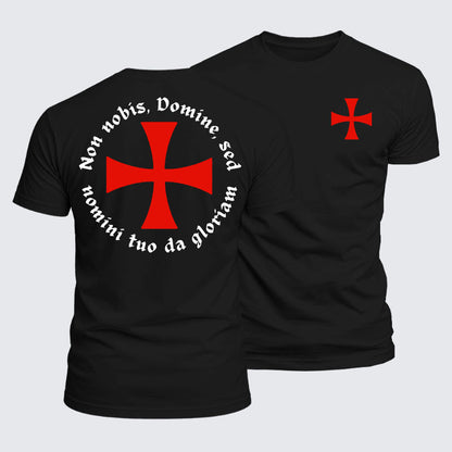 Luxe Mercerized Cotton Tee - Non Nobis, Domine