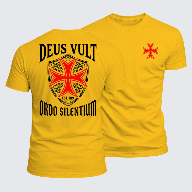 Luxe Mercerized Cotton Tee - Deus Vult