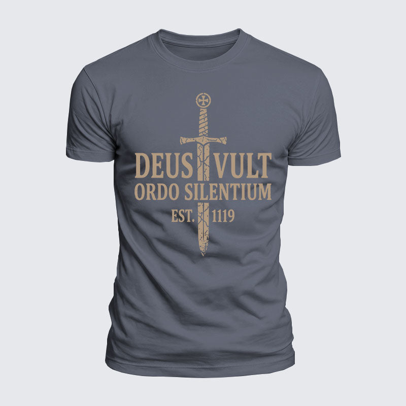 Luxe Mercerized Cotton Tee - Deus Vult