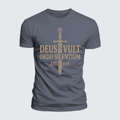Luxe Mercerized Cotton Tee - Deus Vult
