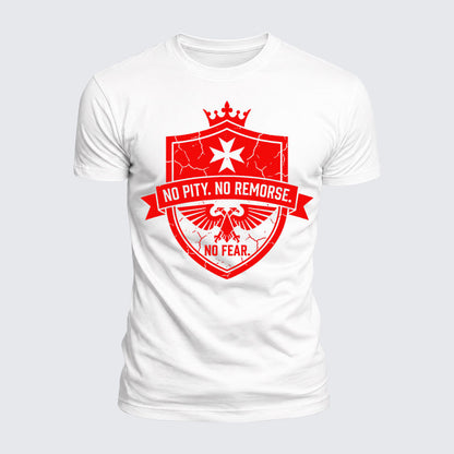 Luxe Mercerized Cotton Tee -  No Pity No Remorse No Fear