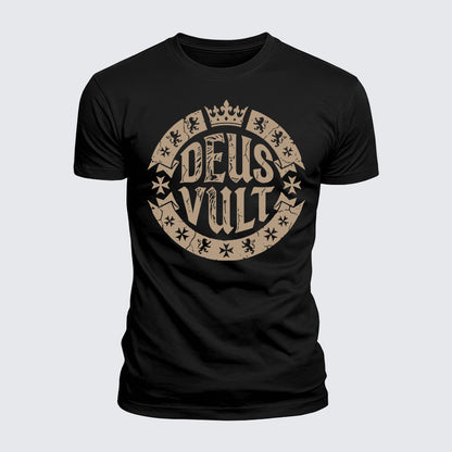 Luxe Mercerized Cotton Tee - Deus Vult
