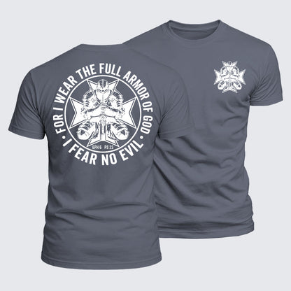 Luxe Mercerized Cotton Tee - Fear No Evil