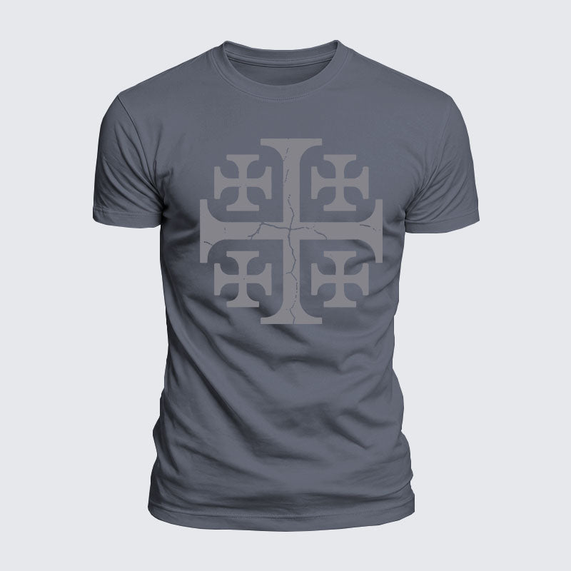 Luxe Mercerized Cotton Tee - Deus Vult