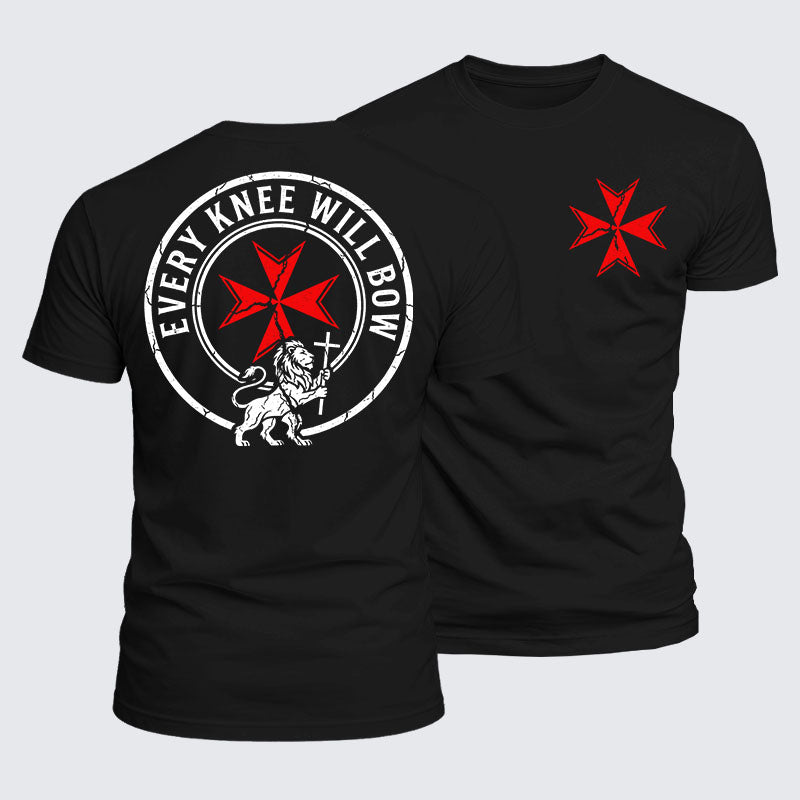 Luxe Mercerized Cotton Tee -  Every Knee Will Bow