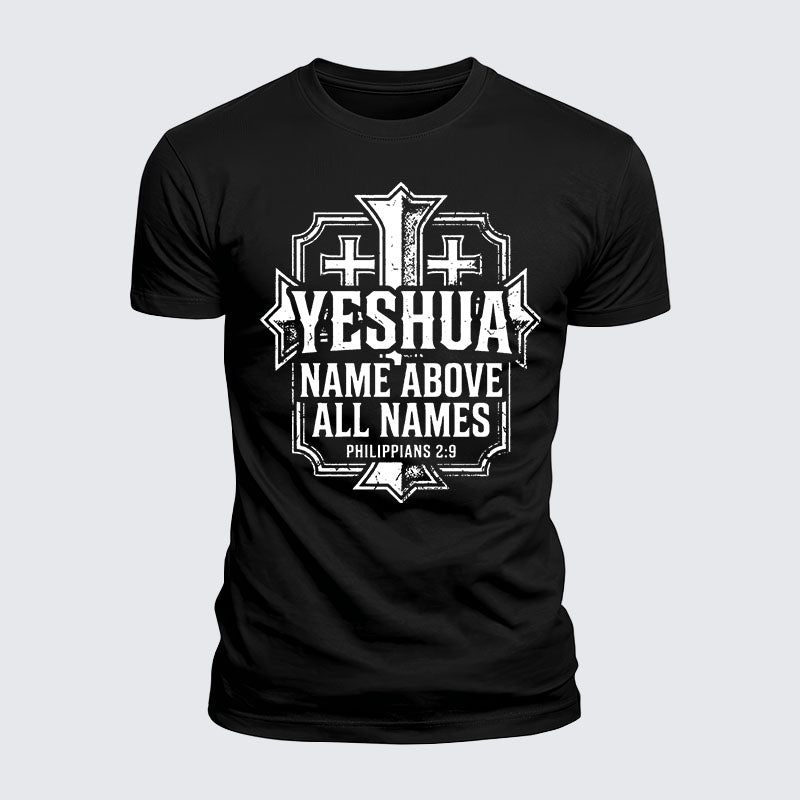 Luxe Mercerized Cotton Tee -  Yeshua Name Above All Names