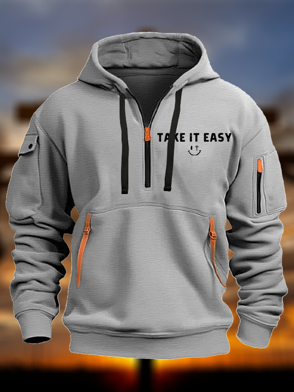 Take It Easy Jesus God Christian Zipper Hoodies