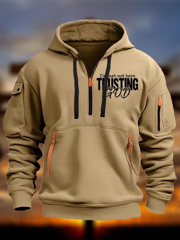 Trusting God Jesus God Christian Zipper Hoodies