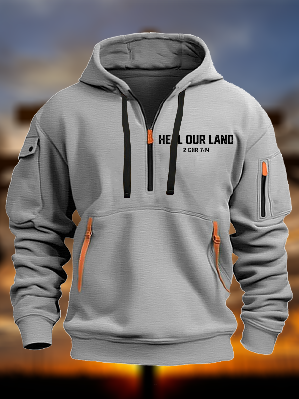 Heal Our Land Jesus God Christian Zipper Hoodies
