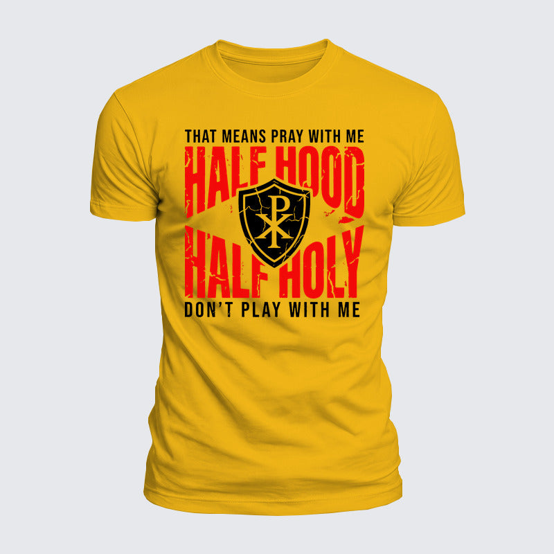 Luxe Mercerized Cotton Tee - Half Hood Half Holy