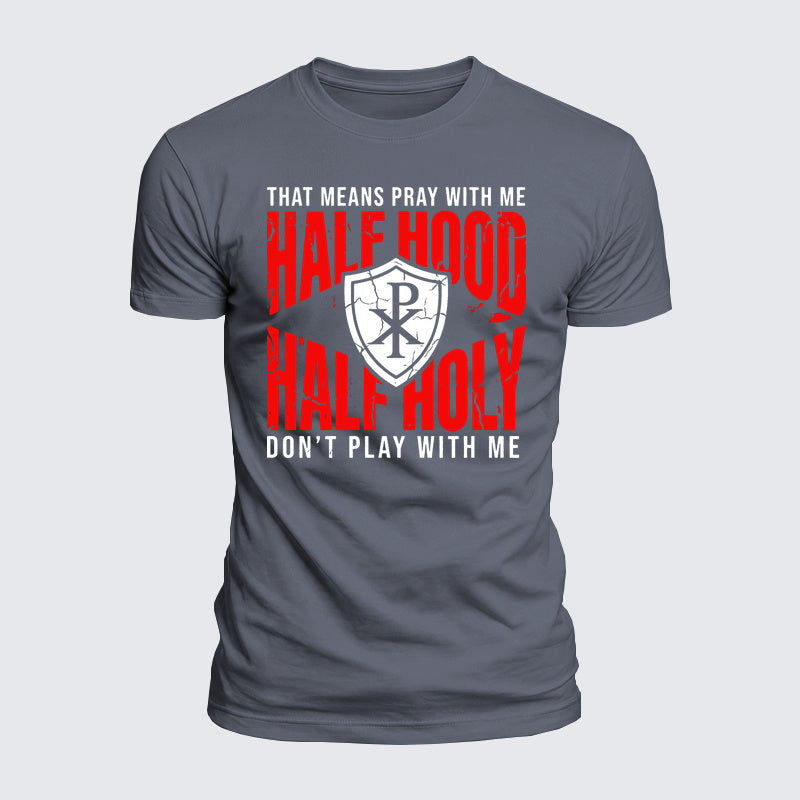 Luxe Mercerized Cotton Tee - Half Hood Half Holy