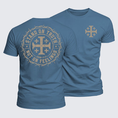 Luxe Mercerized Cotton Tee - Stand On Truth Not On Feelings