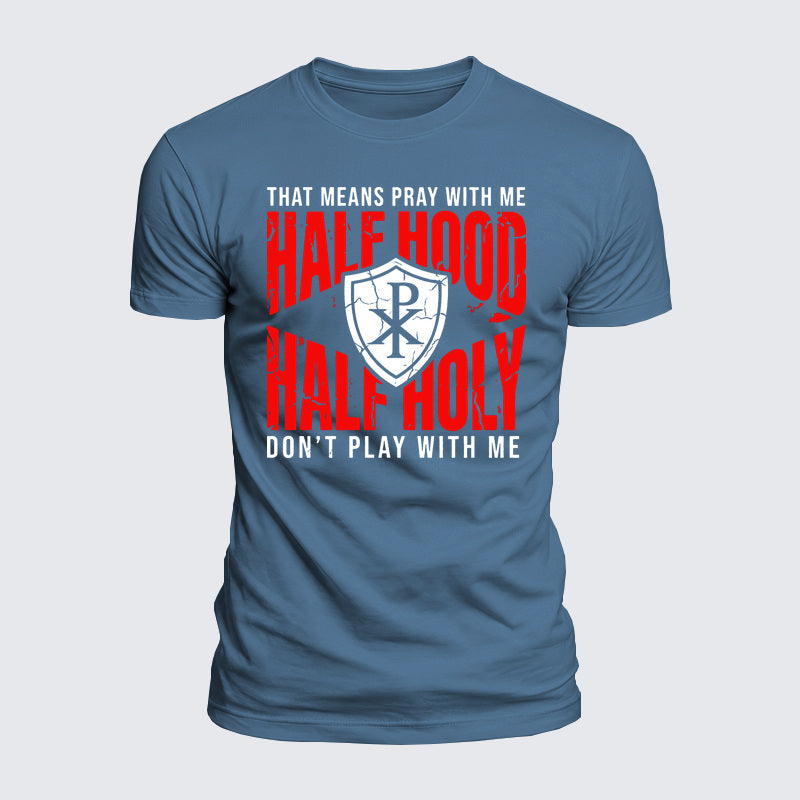 Luxe Mercerized Cotton Tee - Half Hood Half Holy