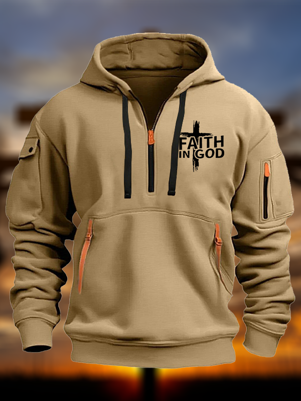 Faith In God Jesus God Christian Zipper Hoodies